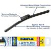 imageRainX 50792832 Latitude 2In1 Water Repellent Wiper Blades 17 Inch Windshield Wipers Pack Of 1 Automotive Replacement Blades With Patented Repellency FormulaLatitude Water Repellency