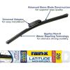 imageRainX 50792832 Latitude 2In1 Water Repellent Wiper Blades 17 Inch Windshield Wipers Pack Of 1 Automotive Replacement Blades With Patented Repellency FormulaLatitude Water Repellency