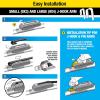 imageRainX 50792832 Latitude 2In1 Water Repellent Wiper Blades 17 Inch Windshield Wipers Pack Of 1 Automotive Replacement Blades With Patented Repellency FormulaLatitude Water Repellency