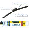 imageRainX 50792832 Latitude 2In1 Water Repellent Wiper Blades 17 Inch Windshield Wipers Pack Of 2 Automotive Replacement Blades With Patented Repellency Formula