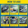 imageRainX 800001809 Headlight Restoration Kit  Cleans and Restores Headlights By Removing Haze and Discoloration Due to OxidationQuickNEasy Headlight Restoration Kit  No Tools Required