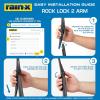 imageRainX 850035 RearView 121 Rear Wiper Blade 12 Inch Conventional Rear Wiper Blade Fits JHook Pack Of 1 Automotive Replacement Wiper Blades That Meet Or Exceed OEM Quality And Design StandardsBeam