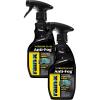 imageRainX 630543 Interior Glass AntiFog 12 oz  Prevents Fogging of Interior Glass and Mirrors Usable on Both Automobiles and Marine Vehicles Pack of 2Trigger Bottle