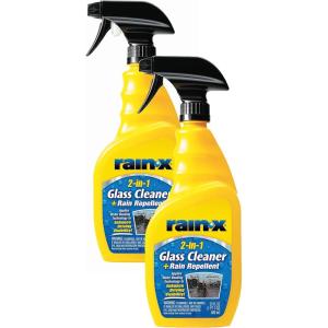 imageRainX 50712684PK Glass Cleaner  Rain Repellent 23 oz Pack of 4Trigger Bottle