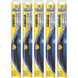 imageRainX 507927625PK Latitude 2IN1 Water Repellency Wiper Blade 19quot Pack of 5