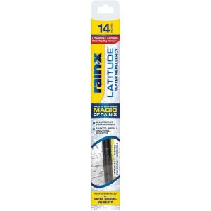 imageRainX 50792832 Latitude 2In1 Water Repellent Wiper Blades 17 Inch Windshield Wipers Pack Of 1 Automotive Replacement Blades With Patented Repellency FormulaLatitude Water Repellency