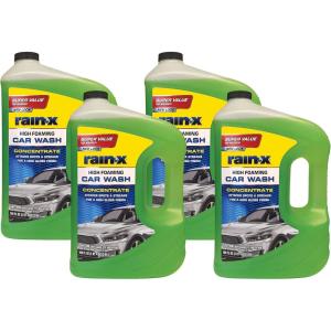 imageRainX 620191 Foaming Car Wash  100 fl oz HighFoaming Concentrated Formula for Greater Cleaning Action Safely Lifting Dirt Grime and Residues for an Exceptional Clean100 Fl Oz Pack of 4