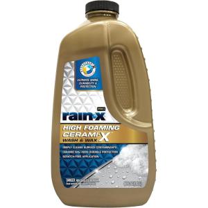 imageRainX 620199 Pro High Foaming CeramiX Wash and Wax 48oz  Deep Cleaning and High Foaming Formula to Wash and Protect Your Vehicle with Industry Leading Water Repellent48oz Wash and Wax