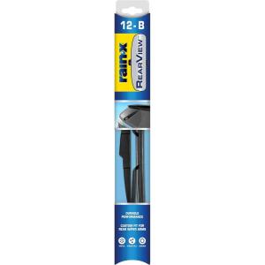 imageRainX 850028 RearView 12B Rear Wiper Blade 12 Inch Composite Rear Wiper Blade Fits Rock Lock 3 Pack Of 1 Automotive Replacement Wiper Blades That Meet Or Exceed OEM Quality And Design StandardsRock Lock 3