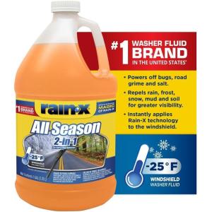 imageRainX All Season 2In1 Windshield Washer 25F  1 Gallon Pack of 66 Pack