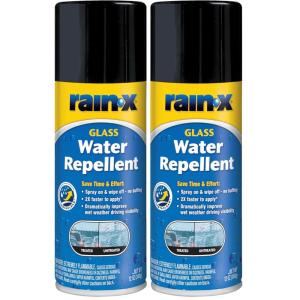 imageRainX 630168 Glass WaterRepellent Aerosol 12 oz Pack of 212 oz Pack of 2