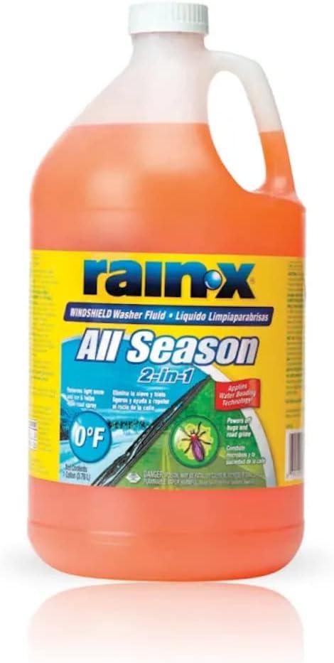imageRainX Windshield Washer Fluid 0 Deg 1 Gal128 Fl Oz Pack of 1