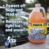imageRainX All Season 0F 2in1 DeIcer ampamp Bug Remover Windshield Washer Fluid  1 Gallon Pack of 6128 Fl Oz Pack of 6