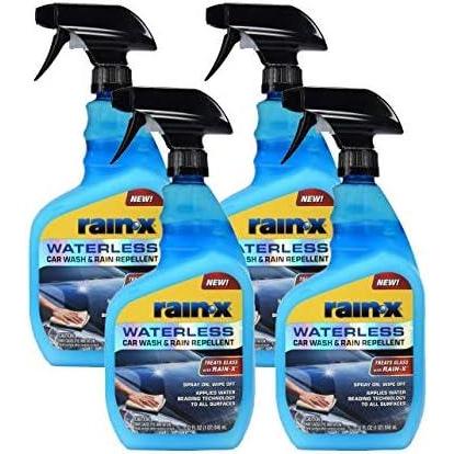 imageRainX 6201003PK Waterless Car Wash ampamp Rain Repellent 23 oz Pack of 34Pack