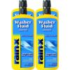 imageRainX Windshield Washer Fluid Additive  Windshield Wiper Fluid and Car Window Cleaner The Ultimate Clarity for Your Car  169 fl oz 500 ml 4 Pack