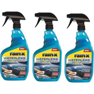 imageRainX 6201003PK Waterless Car Wash ampamp Rain Repellent 23 oz Pack of 33Pack