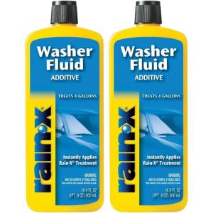imageRainX White RX11806D Washer Fluid Additive169 fl oz 500 ml Pack of 2169 Fl Oz Pack of 2