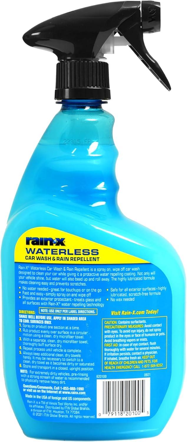 imageRainX 620100 Waterless Car Wash and Rain Repellent 32 fl oz