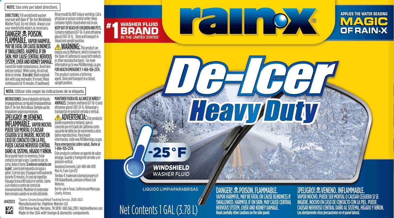 imageRainX RX68106 PREM DEICER Washer Fluid6 Pack