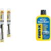 imageRainX Windshield Weather Protection Bundle  Latitude 2in1 Water Repellent Wiper Blades 24quot ampamp 20quot with 7 oz Glass Treatment